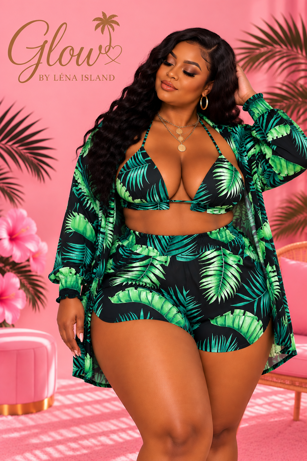 🌸 Ensemble 3 Pièces « Summer Glow » ✨