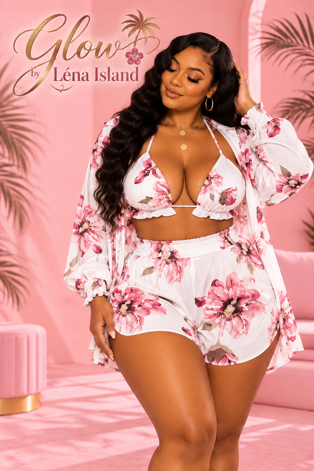 🌸 Ensemble 3 Pièces « Summer Glow » ✨