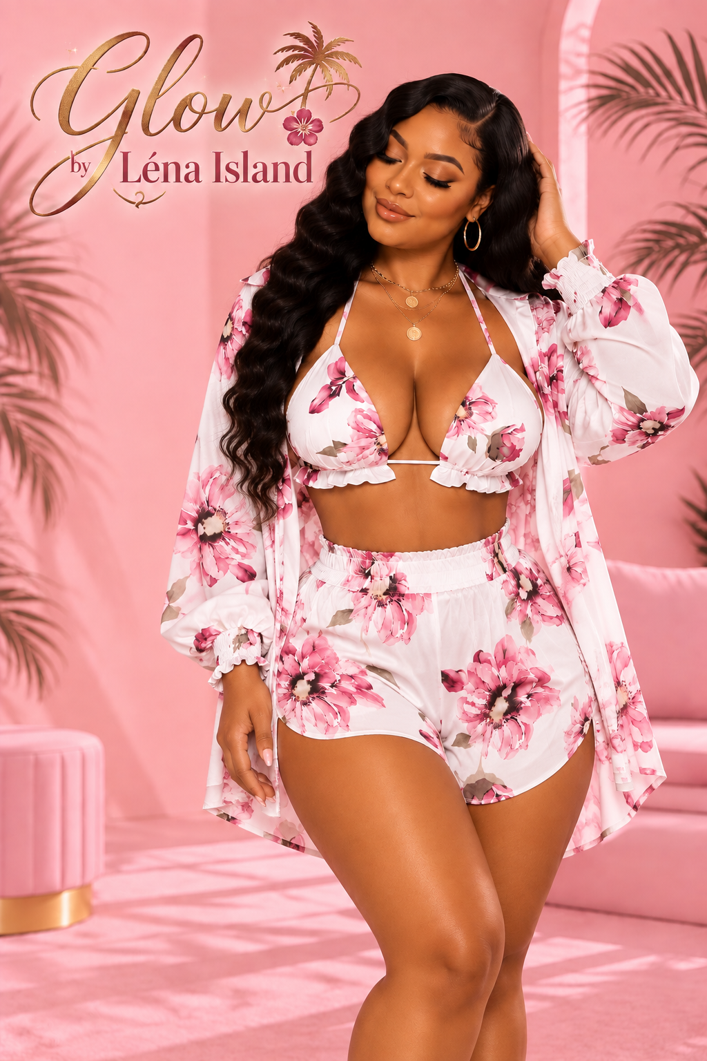 🌸 Ensemble 3 Pièces « Summer Glow » ✨