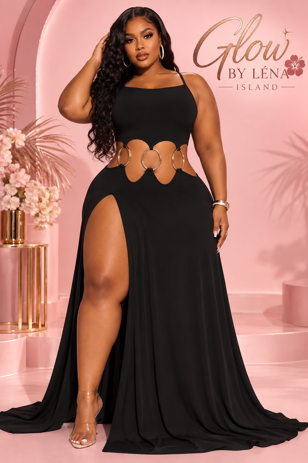 ✨ Robe Longue O-Rings Glamour ✨