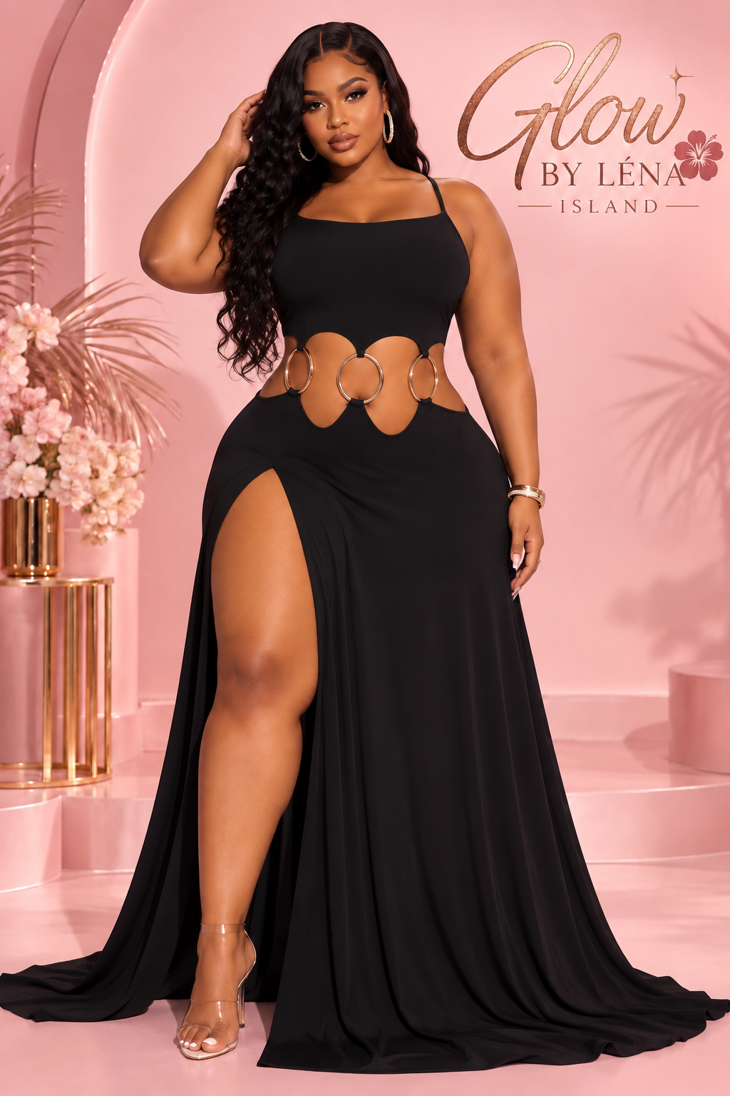 ✨ Robe Longue O-Rings Glamour ✨
