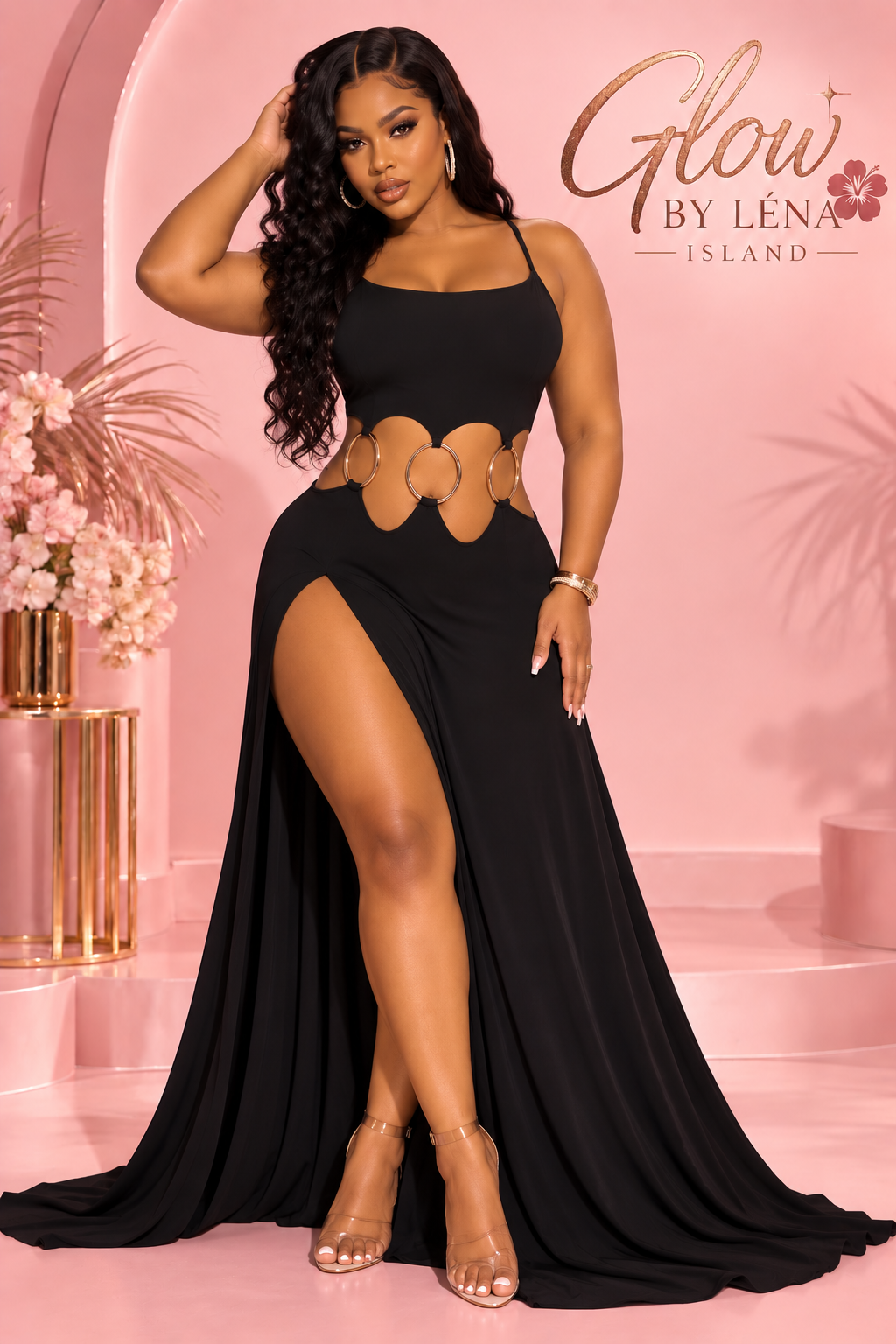 ✨ Robe Longue O-Rings Glamour ✨