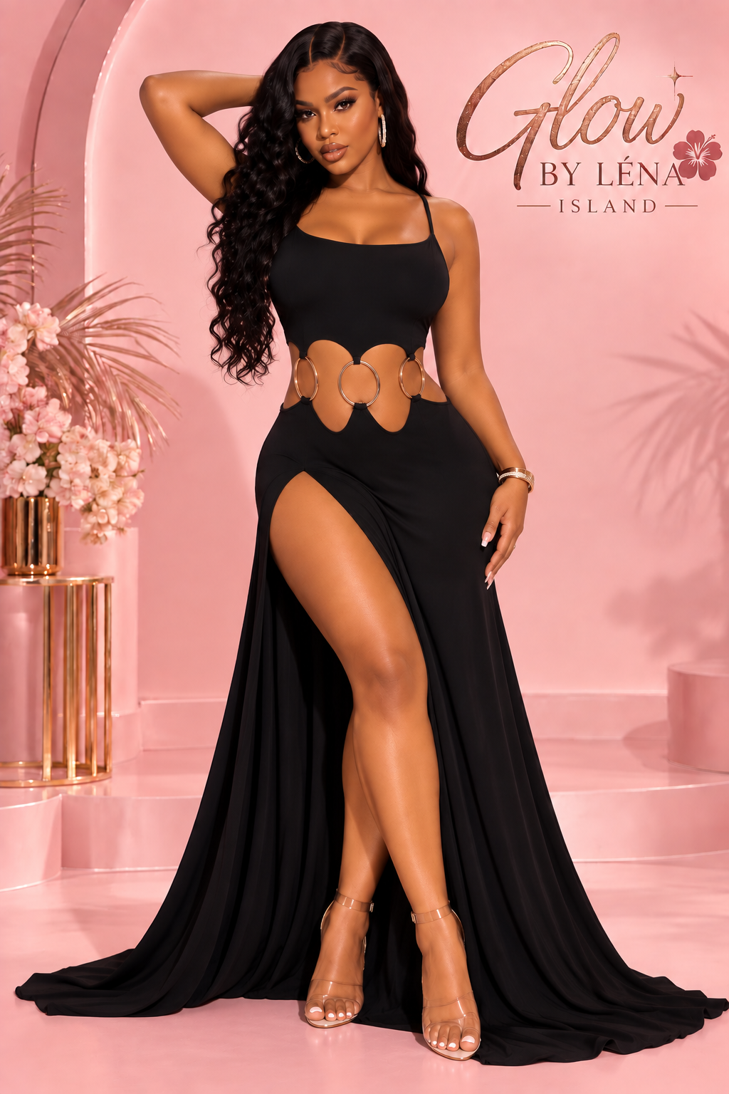 ✨ Robe Longue O-Rings Glamour ✨