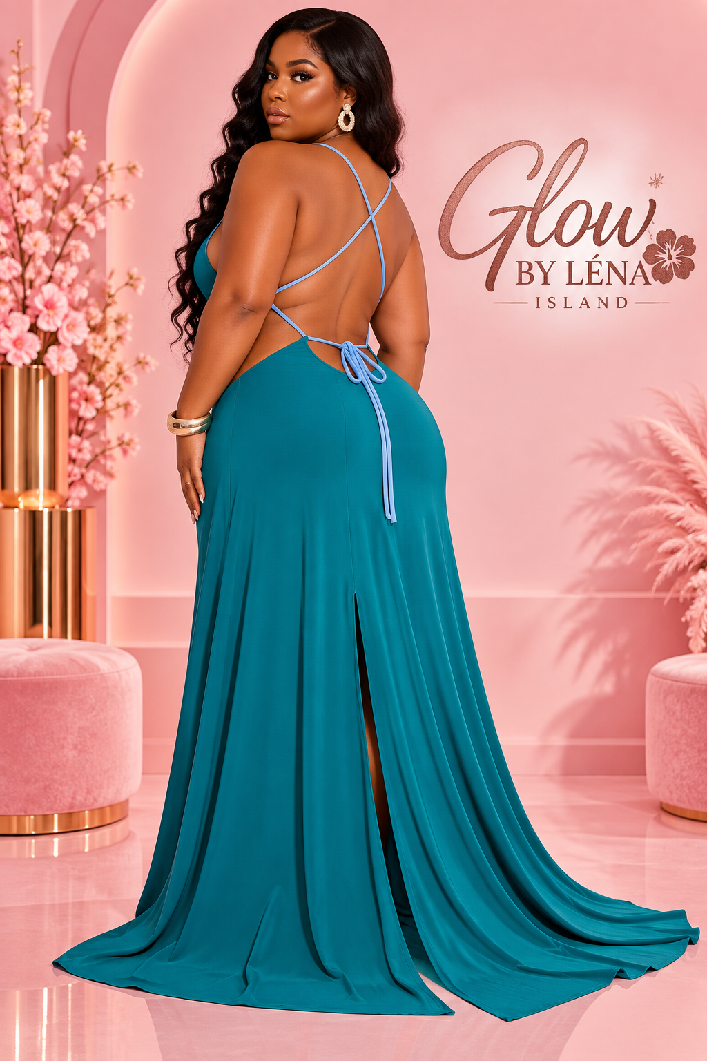 ✨ Robe Longue O-Rings Glamour ✨