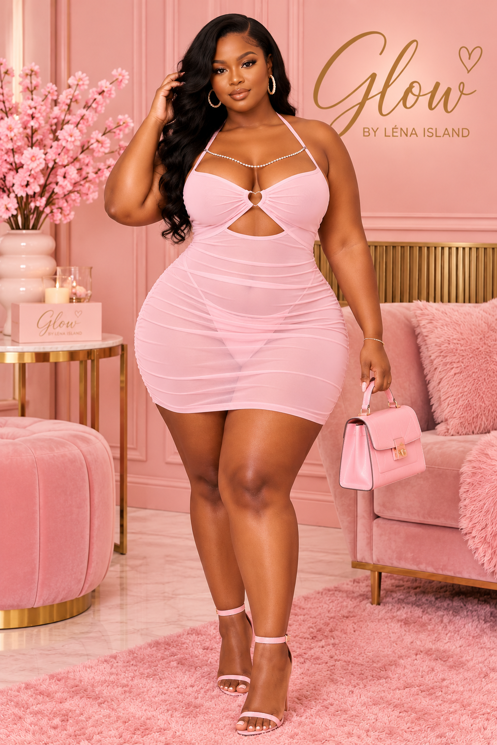 🌸 Nuisette Satinée Papillon – Élégance & Confort