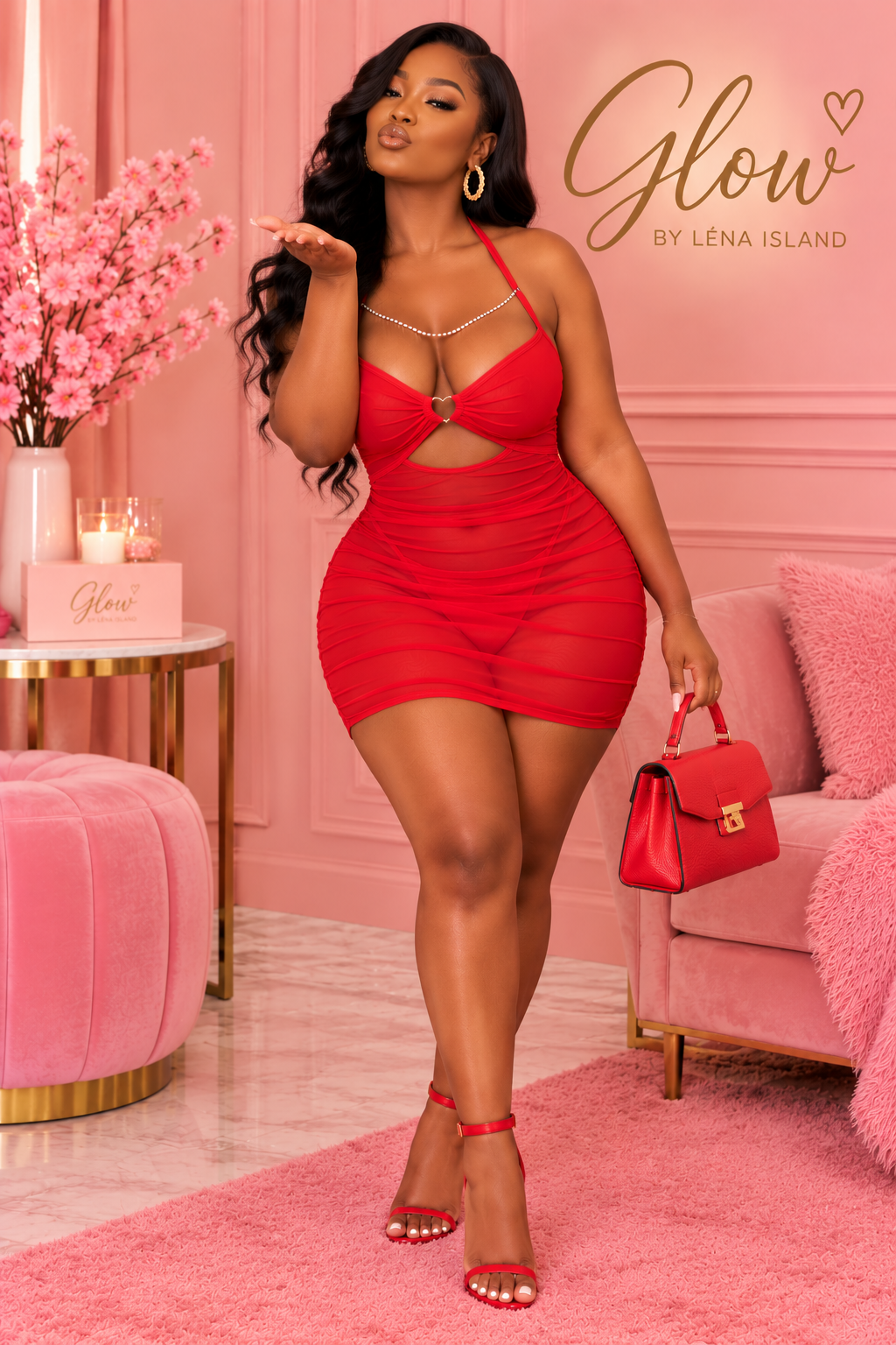 🌸 Nuisette Satinée Papillon – Élégance & Confort