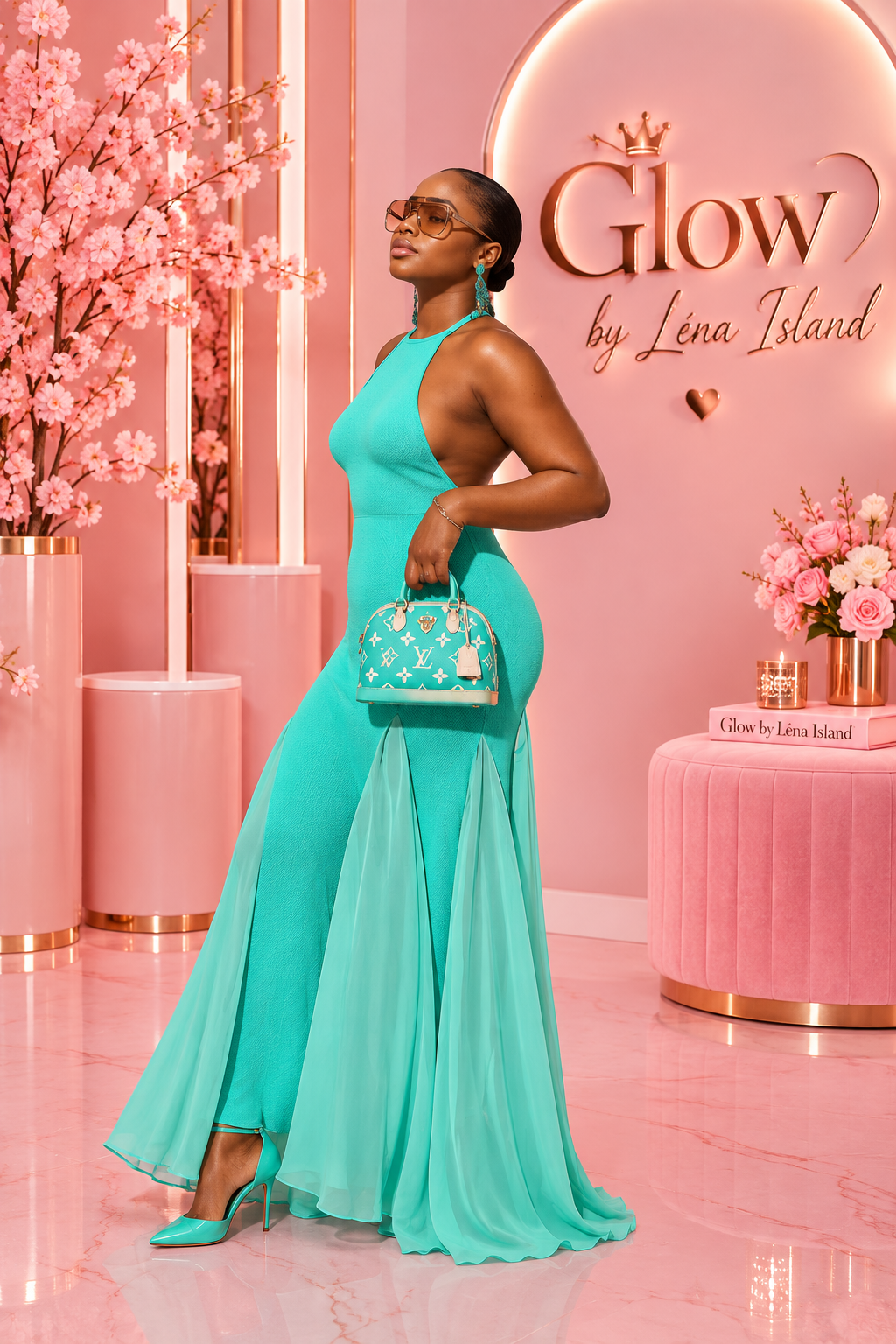 ✨ Robe Maxi Dos Nu Ouvert – Élégance & Glamour ✨