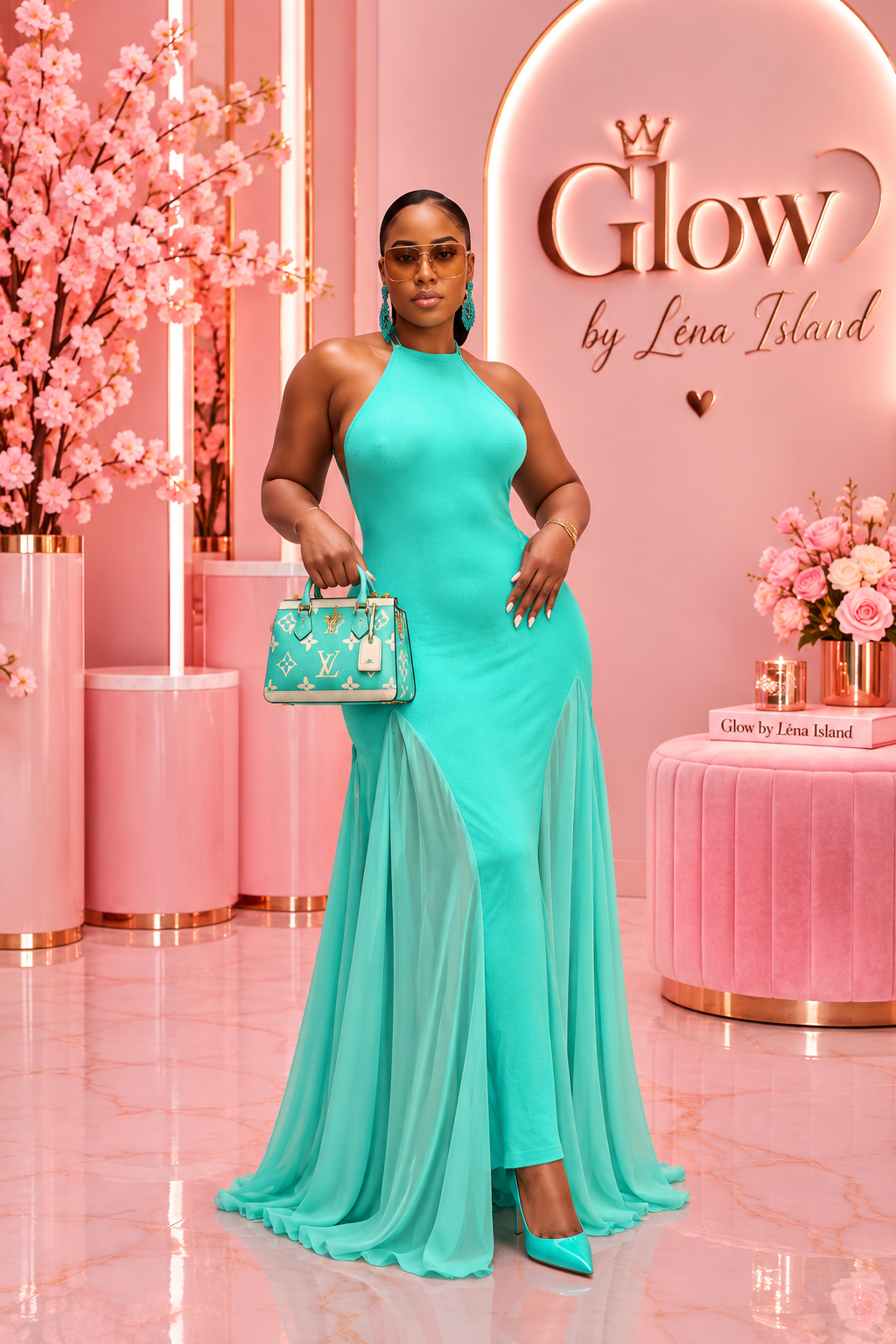 ✨ Robe Maxi Dos Nu Ouvert – Élégance & Glamour ✨
