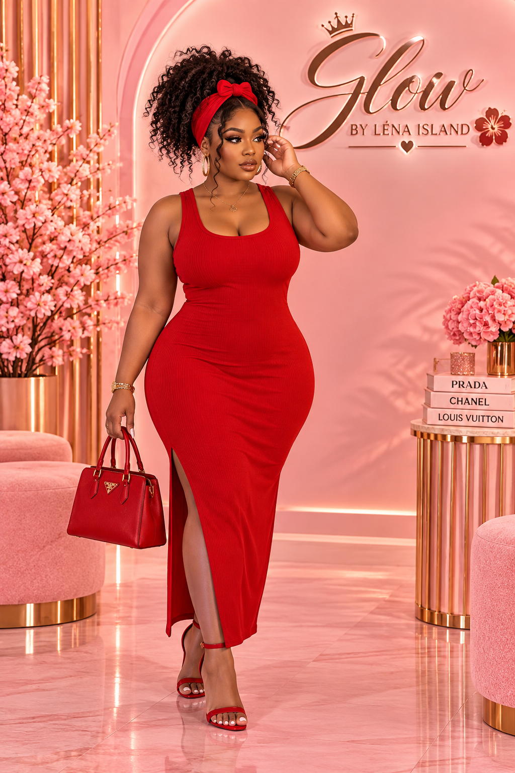❤️ Robe Rouge Élégante & Glamour ✨