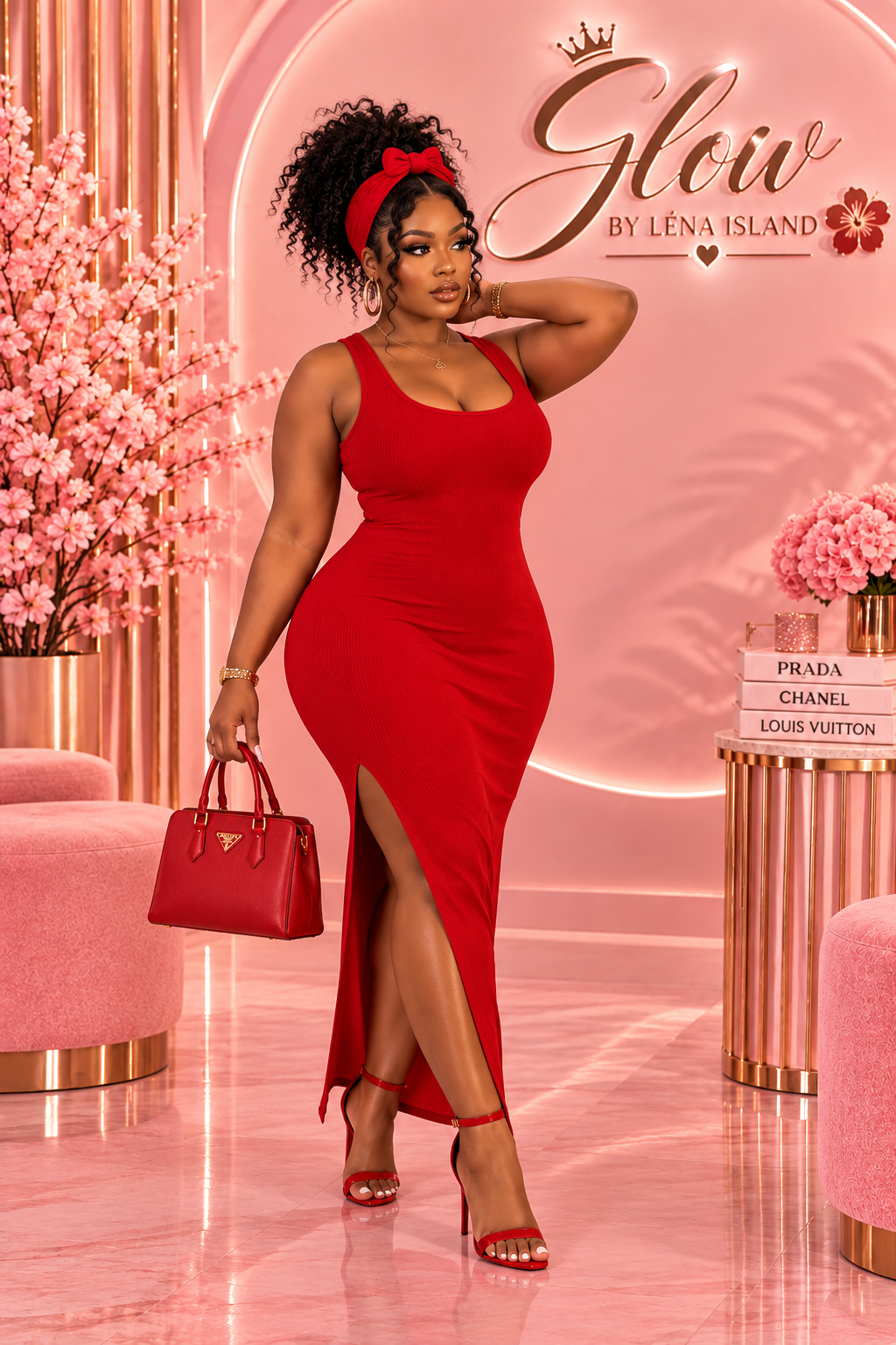 ❤️ Robe Rouge Élégante & Glamour ✨