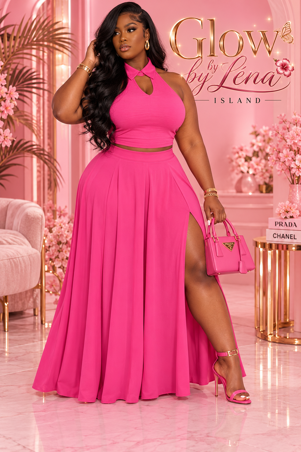 💗 Ensemble 2 Pièces Rose « Chic & Élégance »