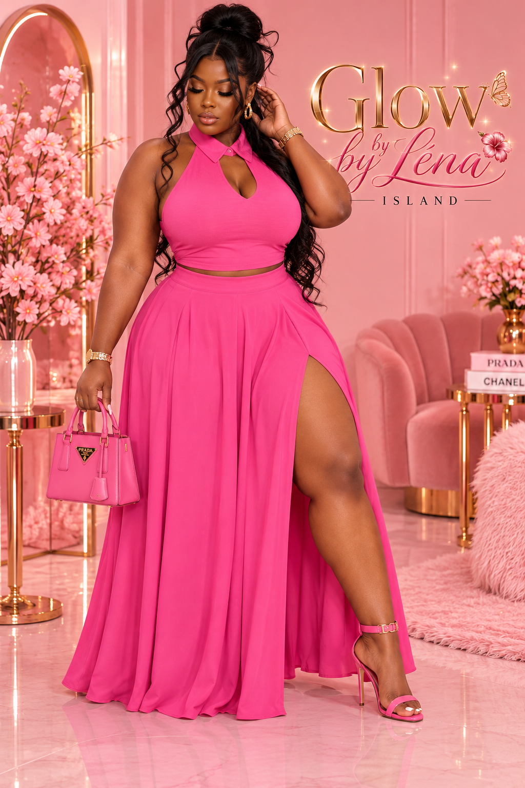 💗 Ensemble 2 Pièces Rose « Chic & Élégance »