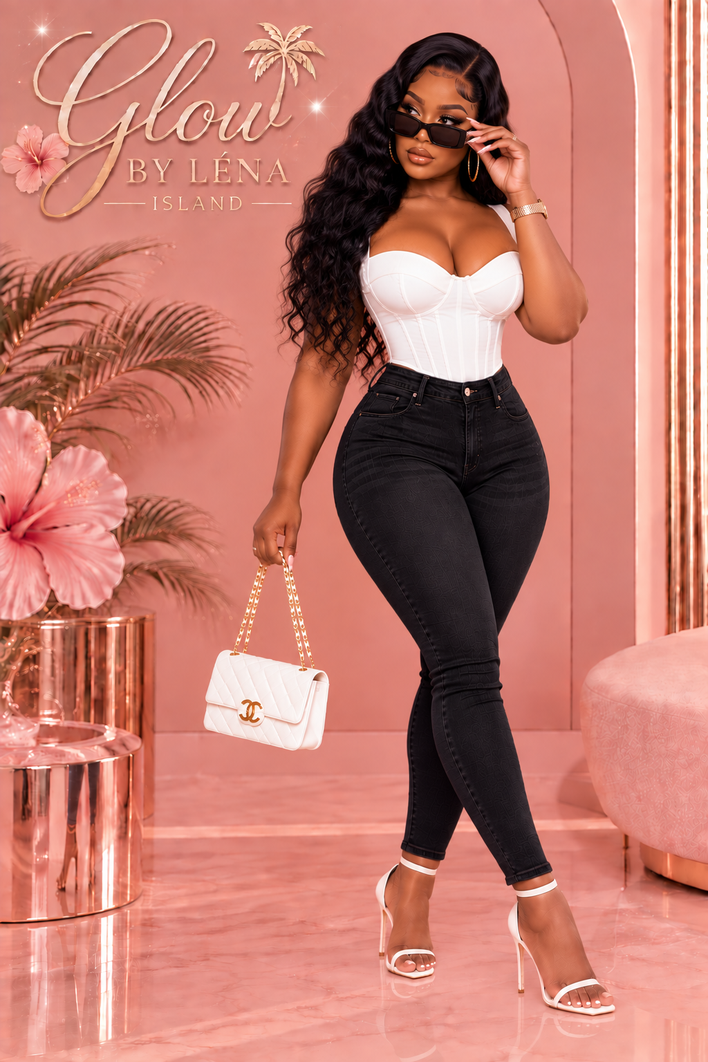 👖 Jean Sculptant Taille Haute « Peach Butt » 🍑✨