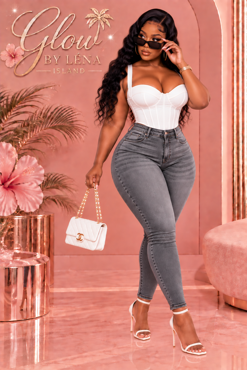 👖 Jean Sculptant Taille Haute « Peach Butt » 🍑✨