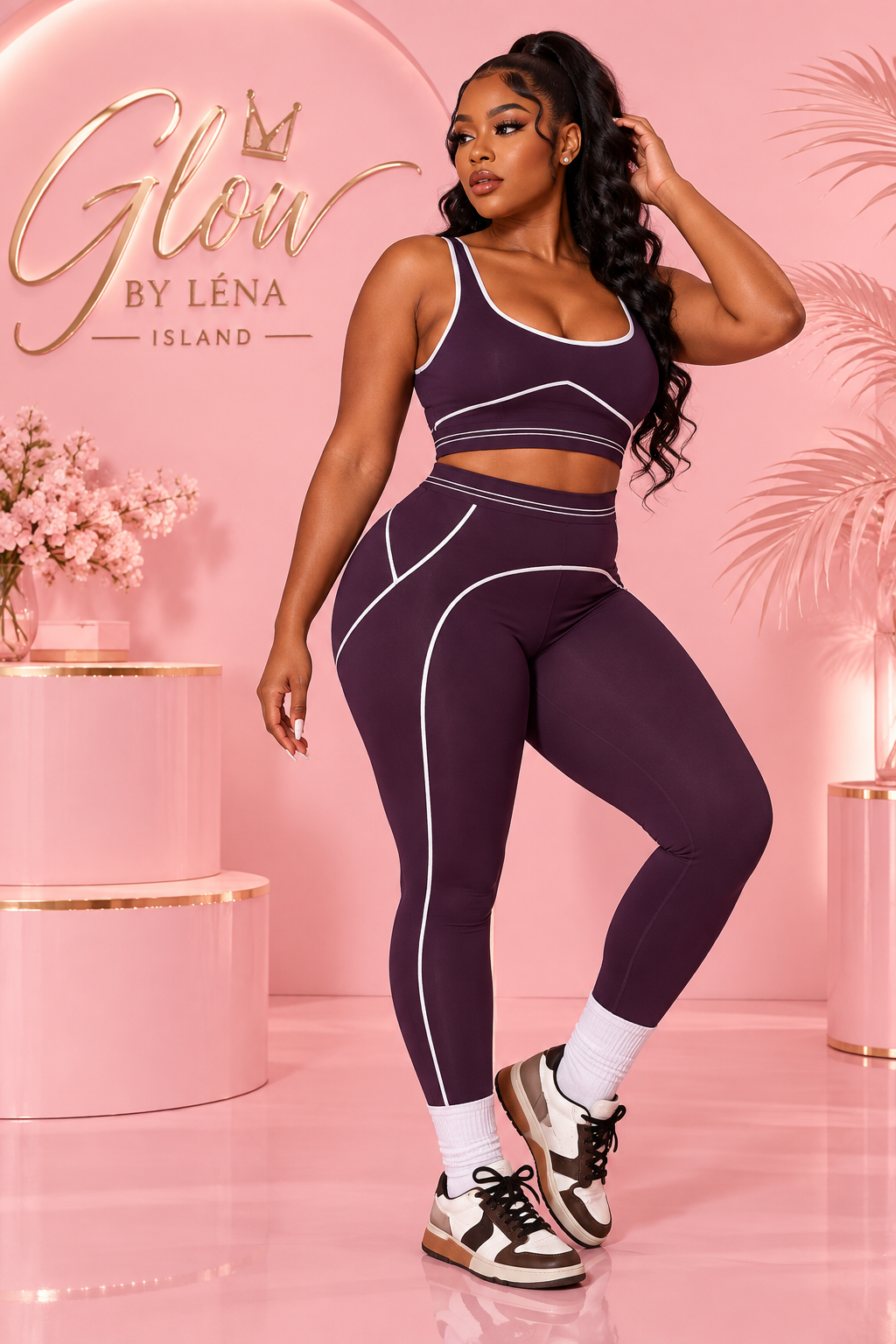 💖 Ensemble Sport 2 Pièces Seamless – Confort & Style