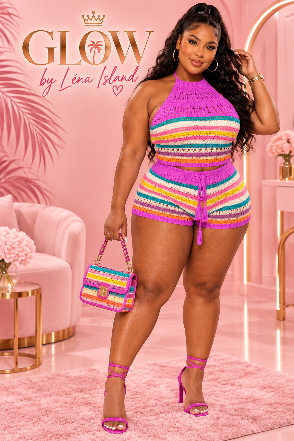 🌈 Ensemble 2 pièces Rainbow Chic ✨