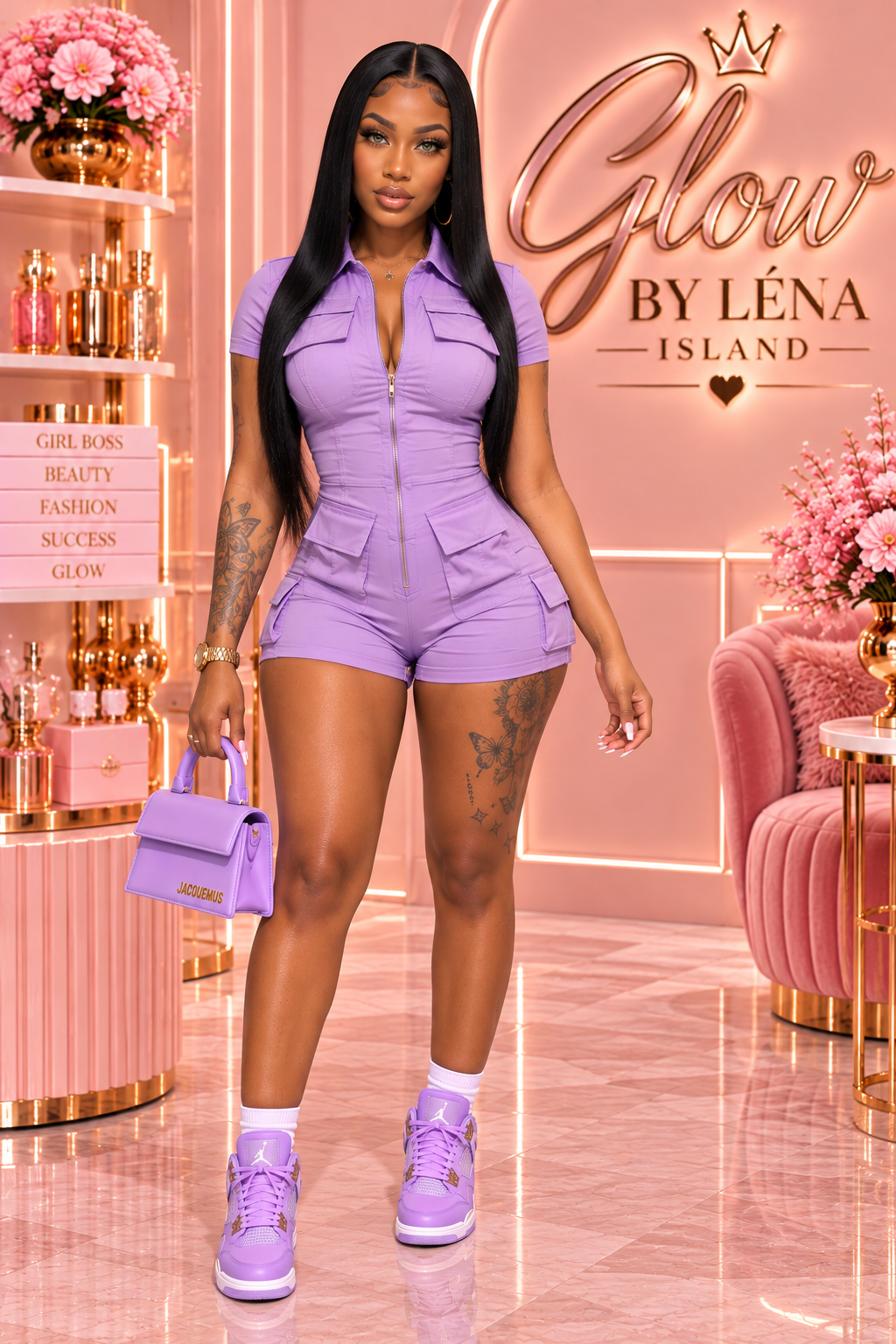 💕 Combinaison Short Zippée Femme – Style Chic & Décontracté ✨