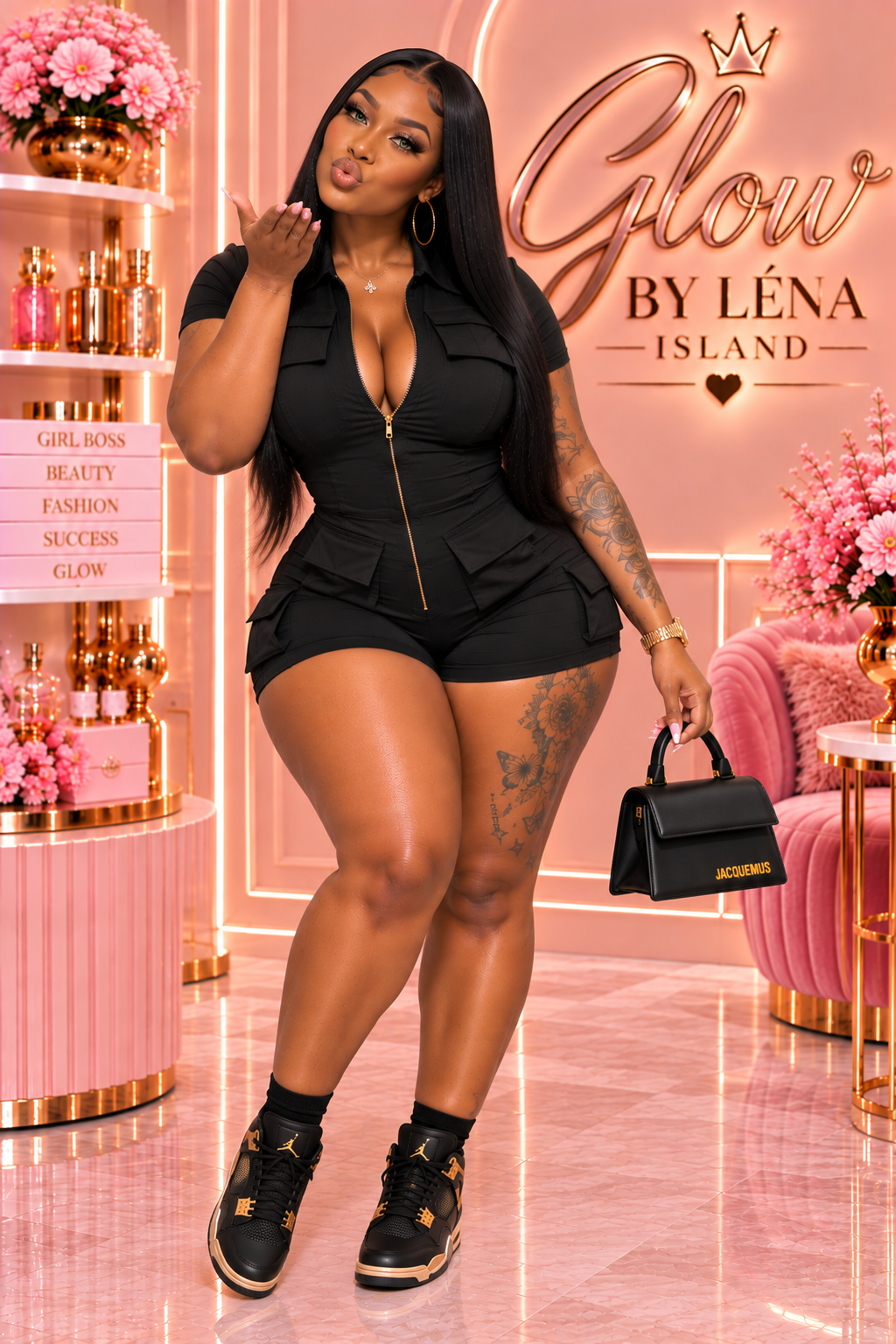 💕 Combinaison Short Zippée Femme – Style Chic & Décontracté ✨