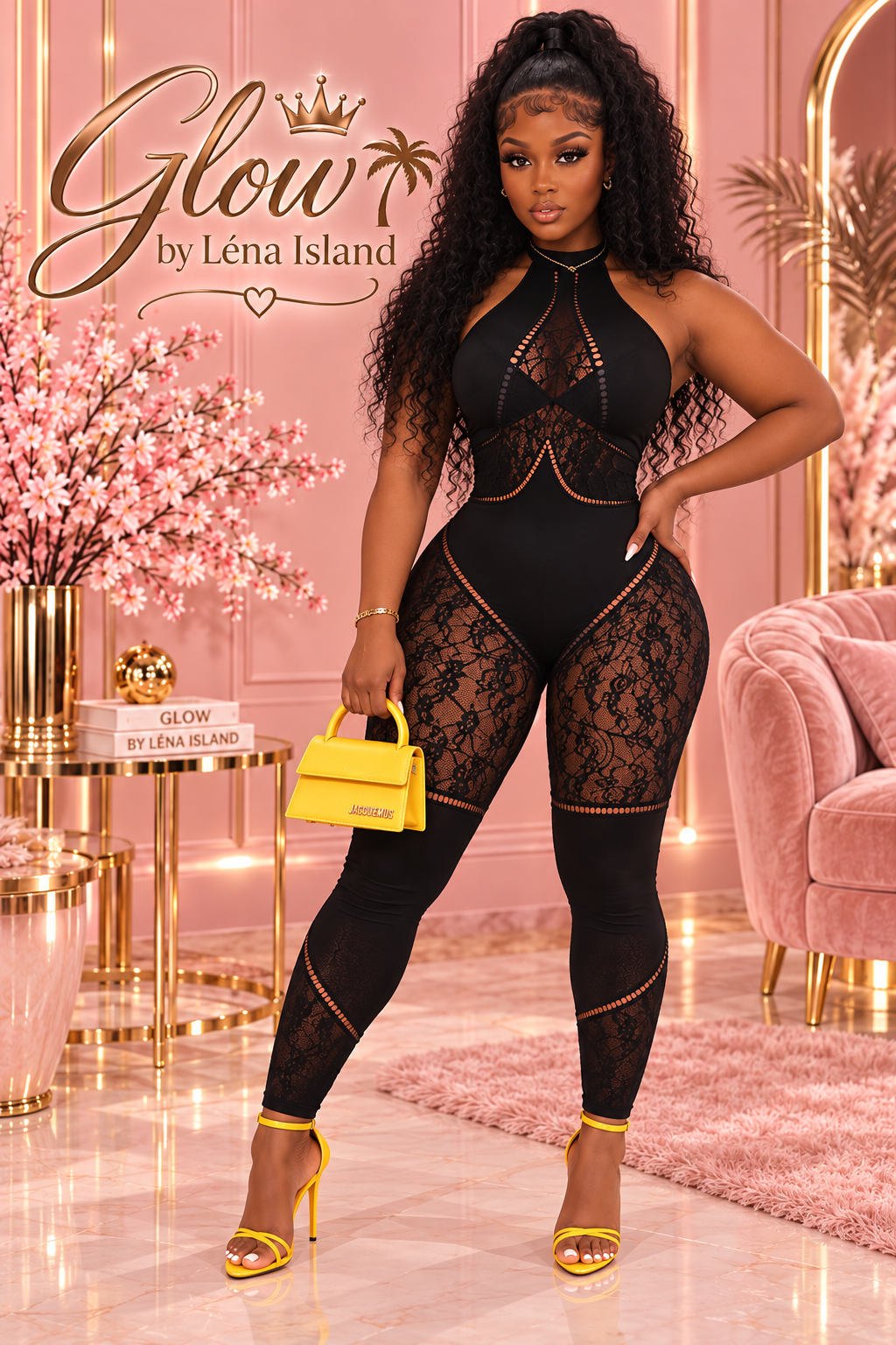 🖤 Combinaison Bodycon Sexy Dos Nu – Noir 🖤