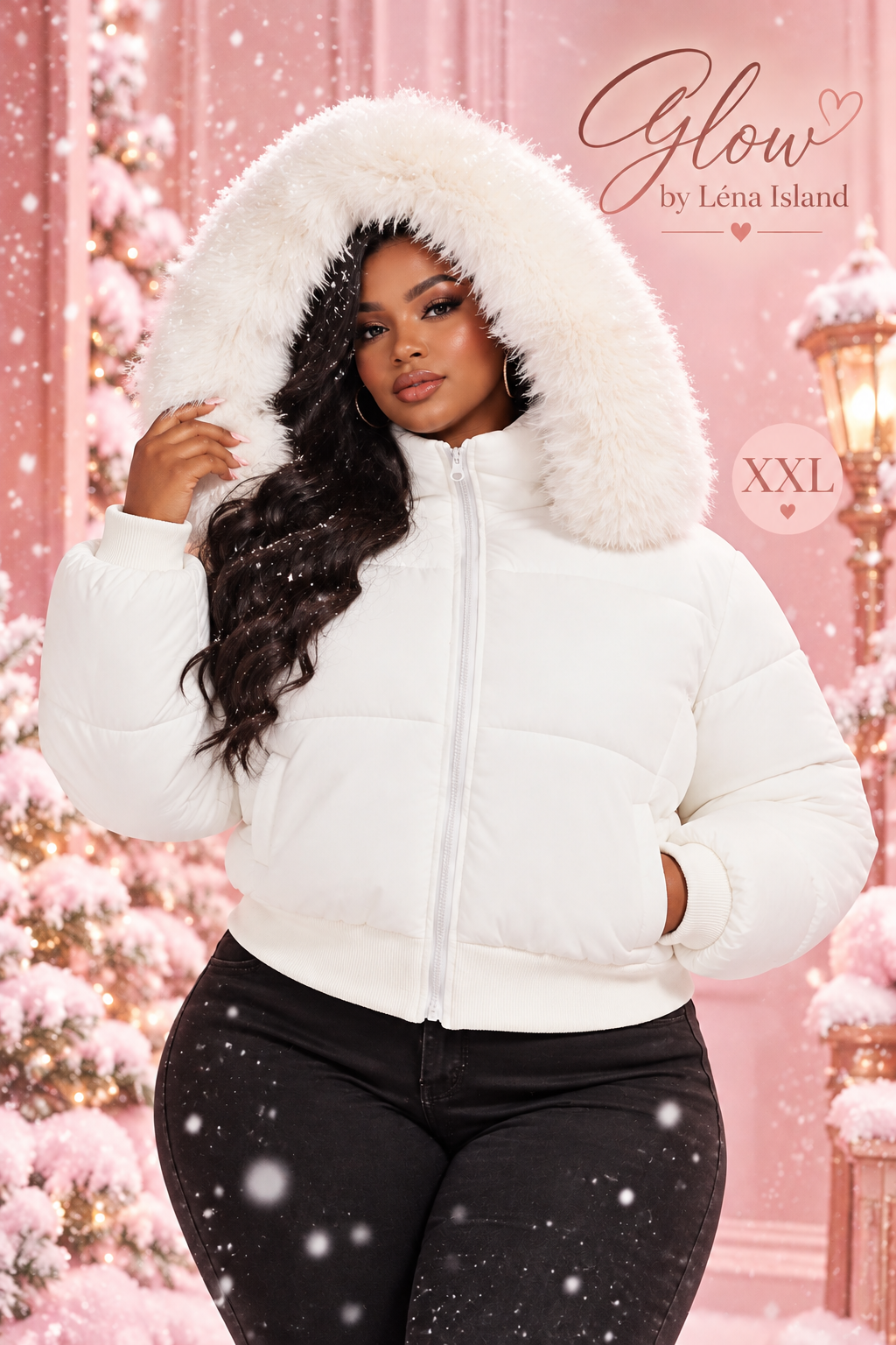 ✨ Veste d’Hiver Femme Cocooning ❄️🤍 | Parka Courte Douillette & Chic 💕🧥