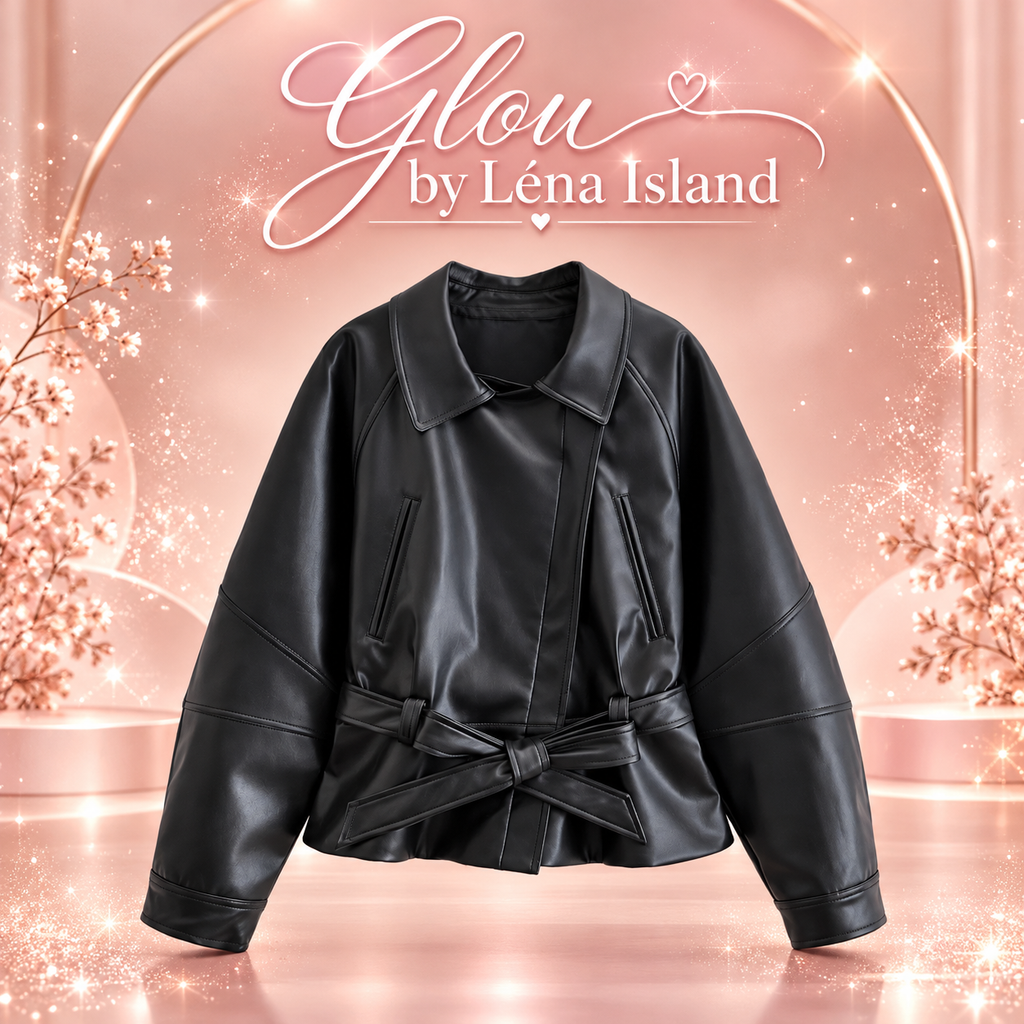 🖤 Veste Femme en Similicuir – Chic & Rock 🔥✨
