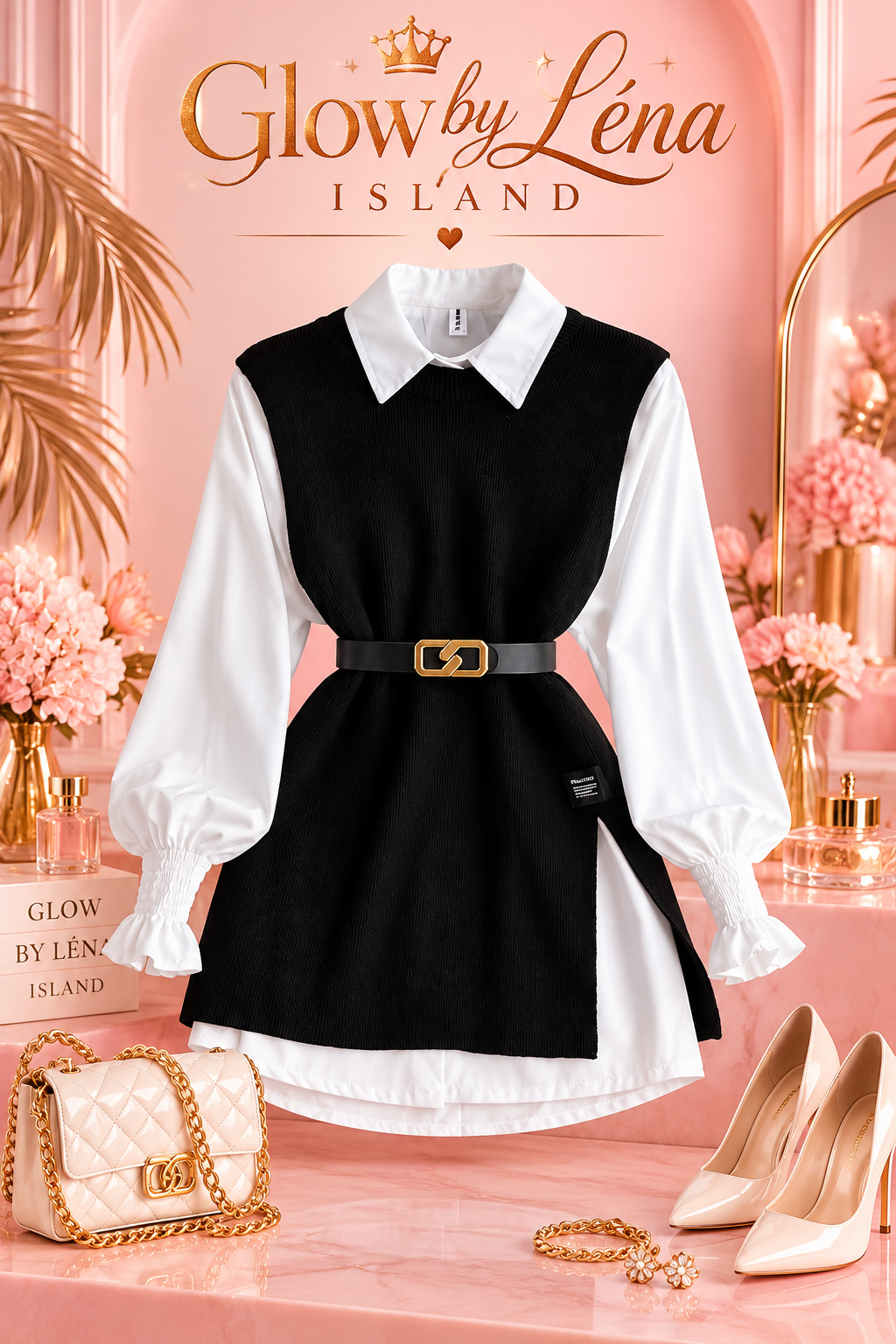 💕 Ensemble Femme 2 Pièces – Chic & Élégant 🤍✨