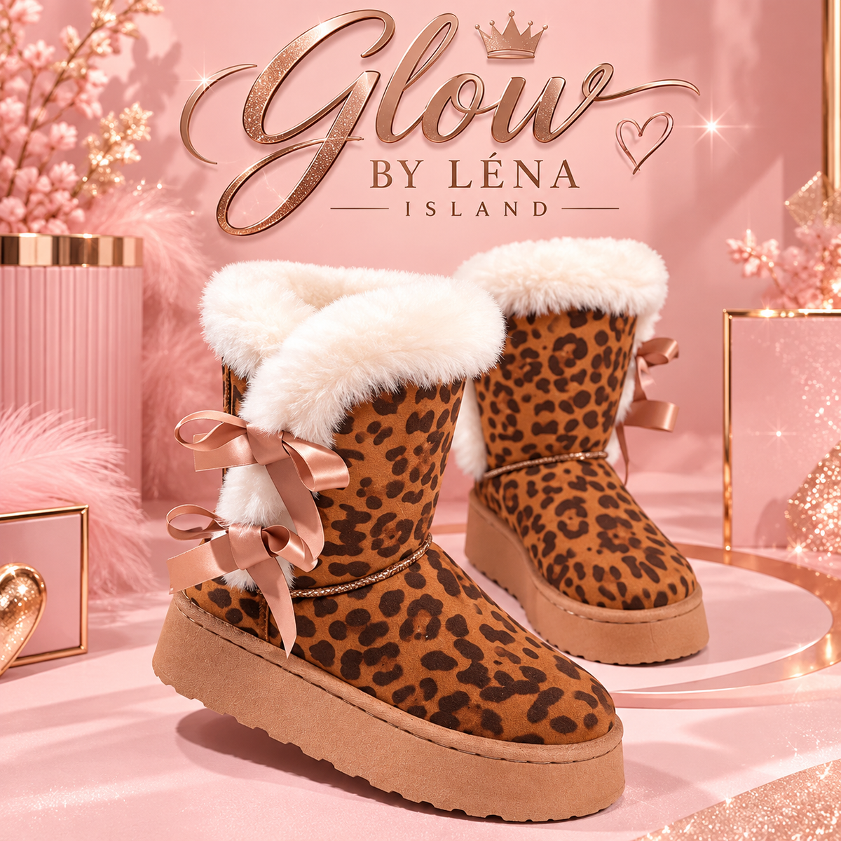❄️ Bottes de Neige Femme Fourrées – Style Cocooning & Tendance 👢🤍
