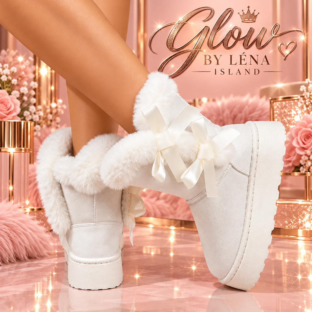 ❄️ Bottes de Neige Femme Fourrées – Style Cocooning & Tendance 👢🤍