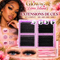 🦋 Kit de Faux Cils DIY – Extensions en Bouquet Effet Glamour & Regard de Chat 🐱👁️💖
