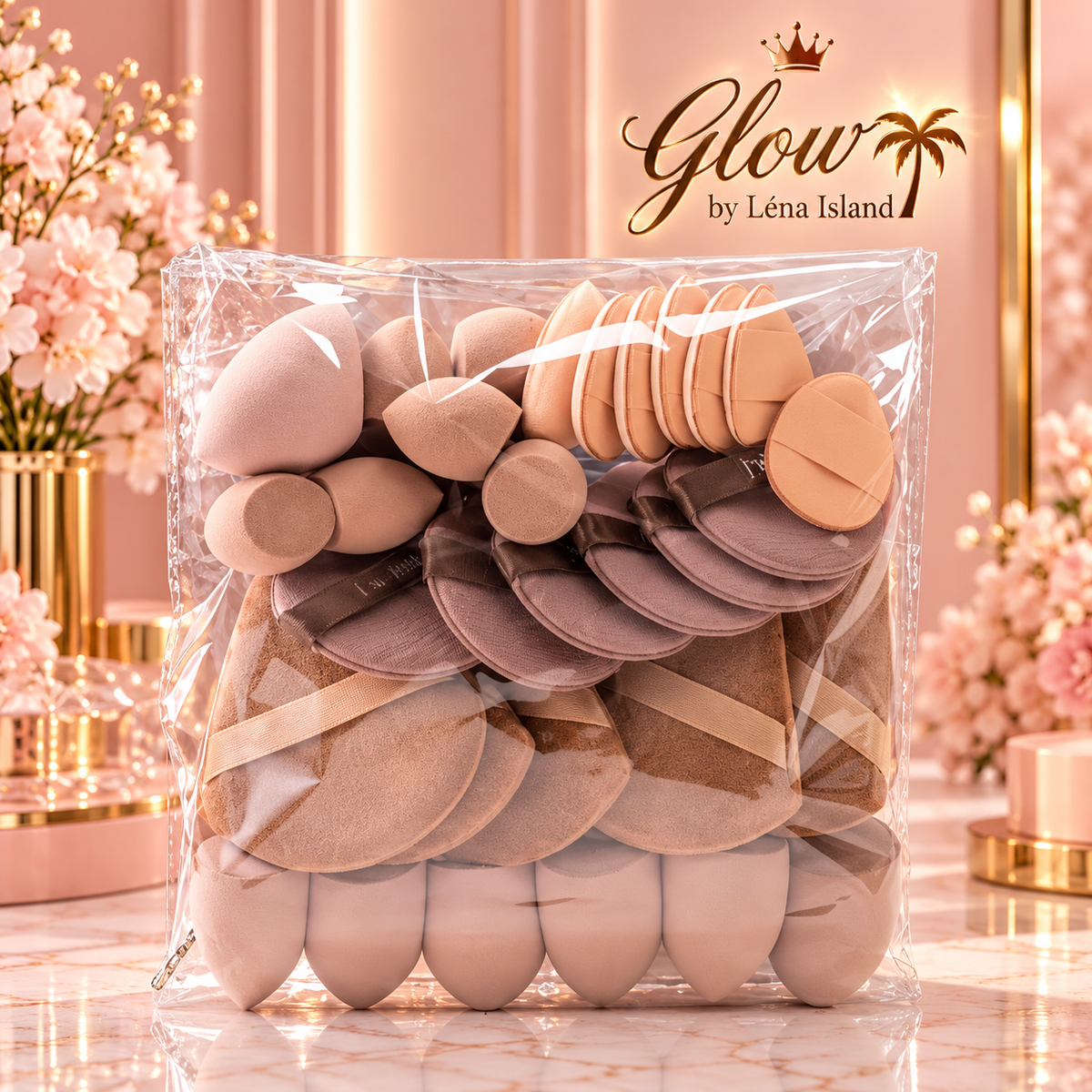 ✨ Lot de 35 Éponges à Maquillage Professionnelles 💖💄