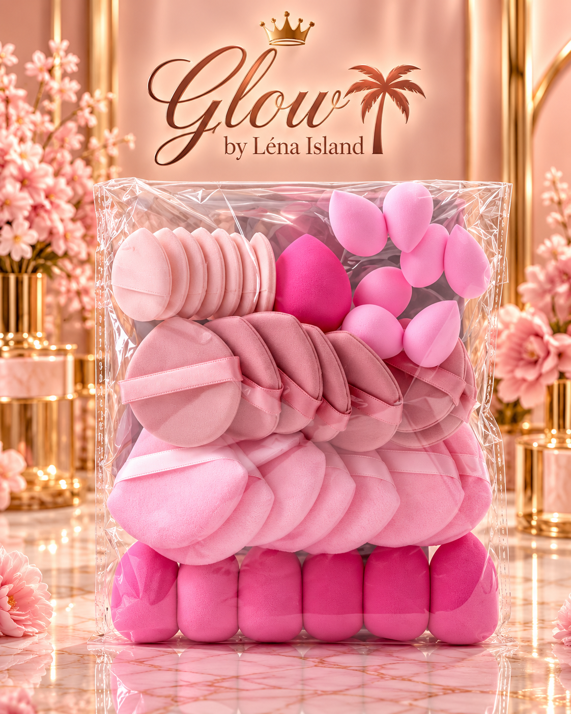 ✨ Lot de 35 Éponges à Maquillage Professionnelles 💖💄