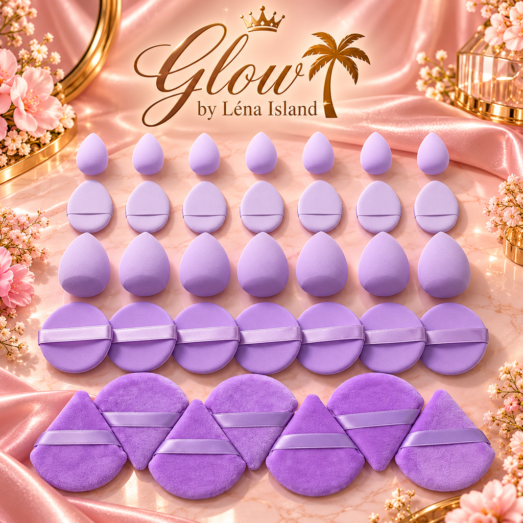 ✨ Lot de 35 Éponges à Maquillage Professionnelles 💖💄