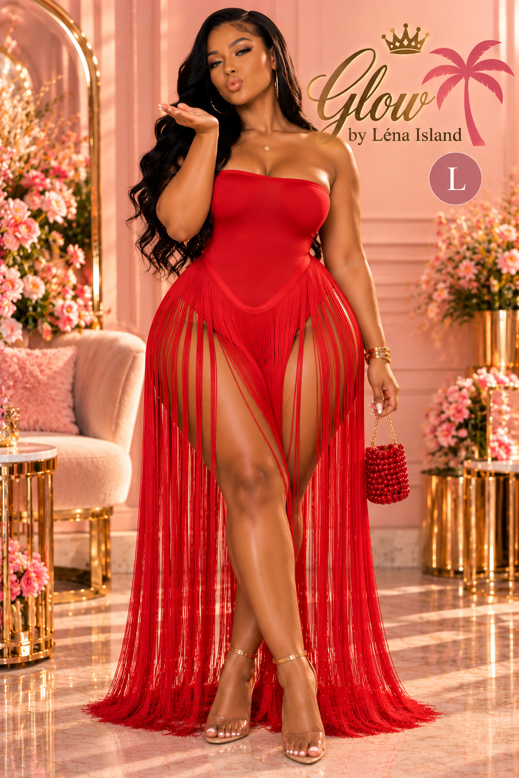 ❤️ Body Bustier Femme à Franges – Tenue de Soirée Glamour ✨