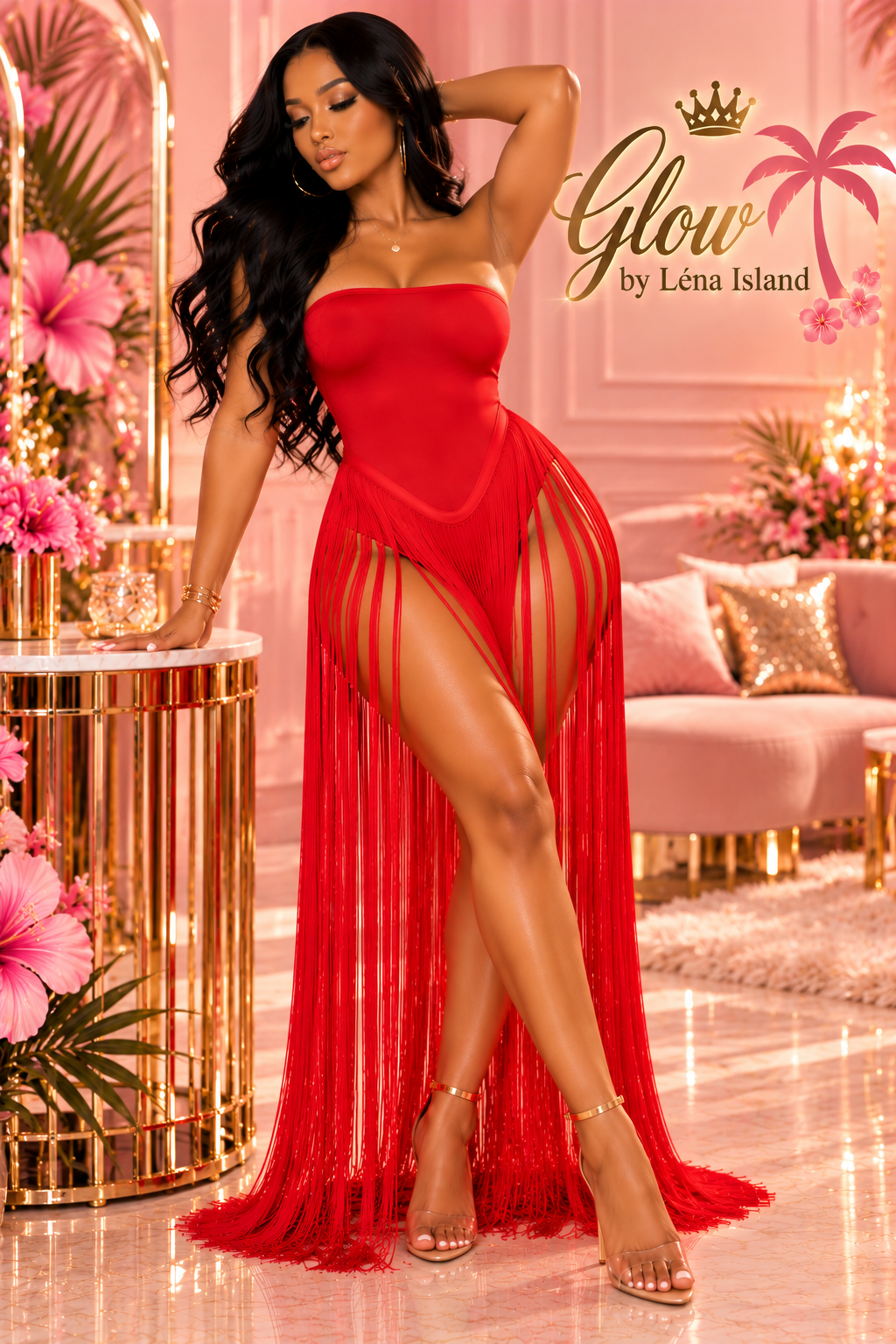 ❤️ Body Bustier Femme à Franges – Tenue de Soirée Glamour ✨