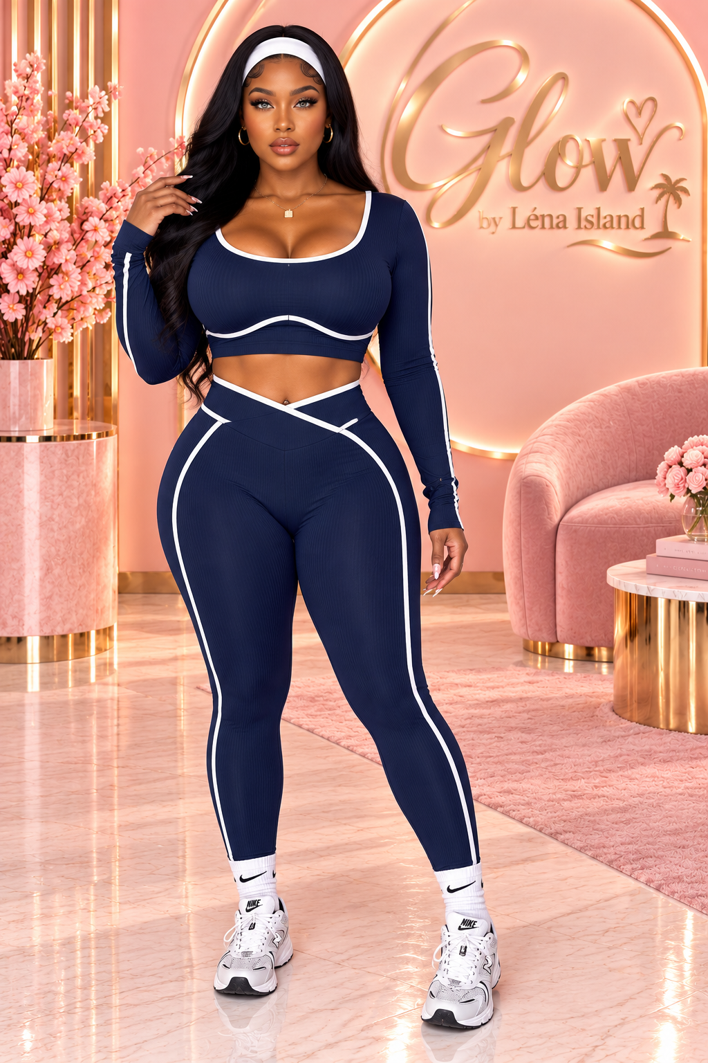 ✨ Ensemble de Sport Femme 2 Pièces – Yoga & Fitness 💖
