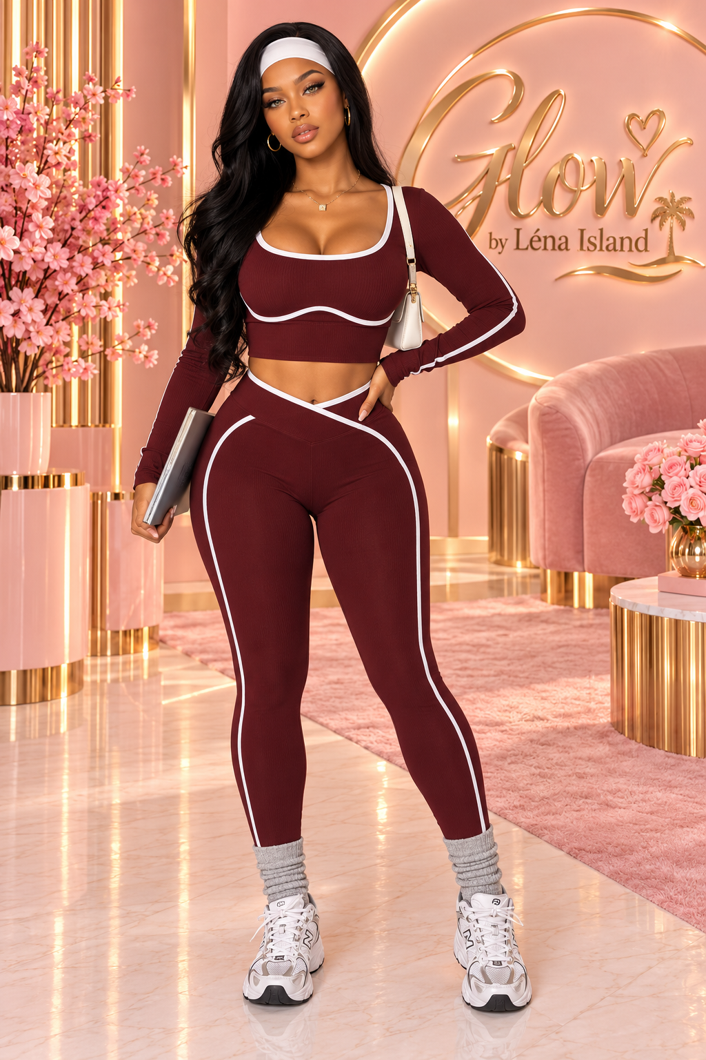✨ Ensemble de Sport Femme 2 Pièces – Yoga & Fitness 💖