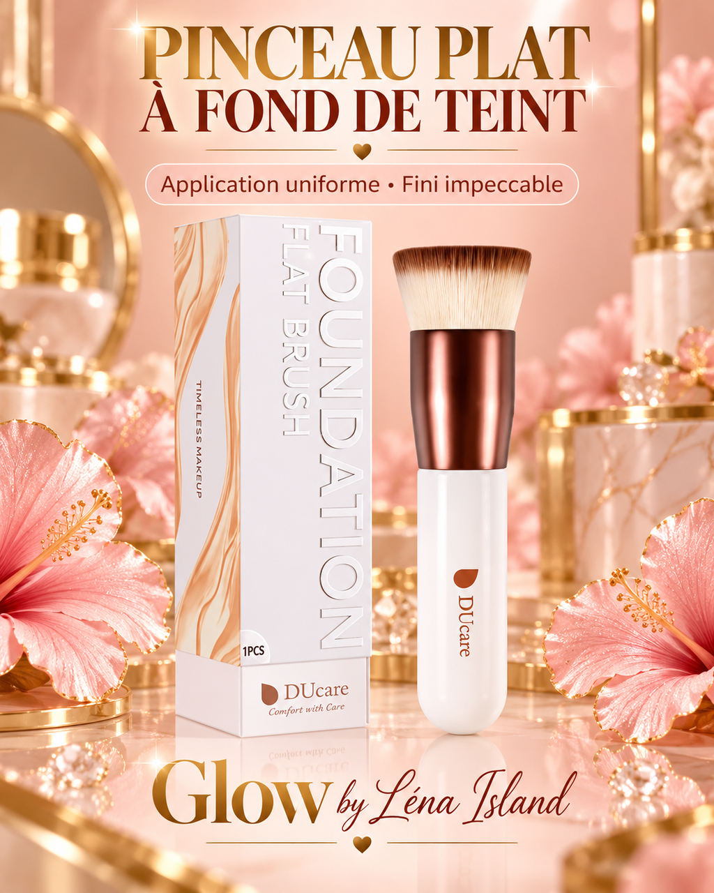 ✨ Pinceau Kabuki Fond de Teint – DUcare 💄🦋