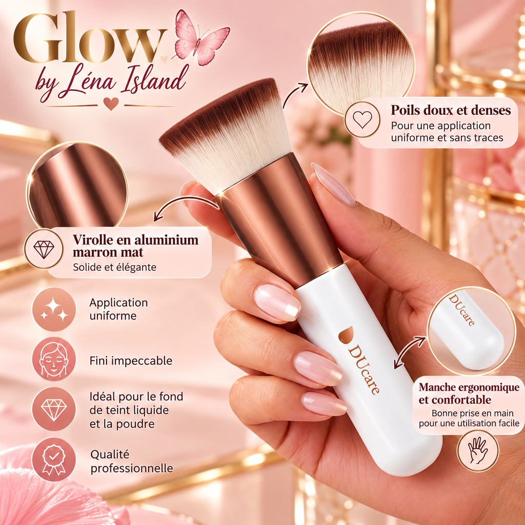 ✨ Pinceau Kabuki Fond de Teint – DUcare 💄🦋