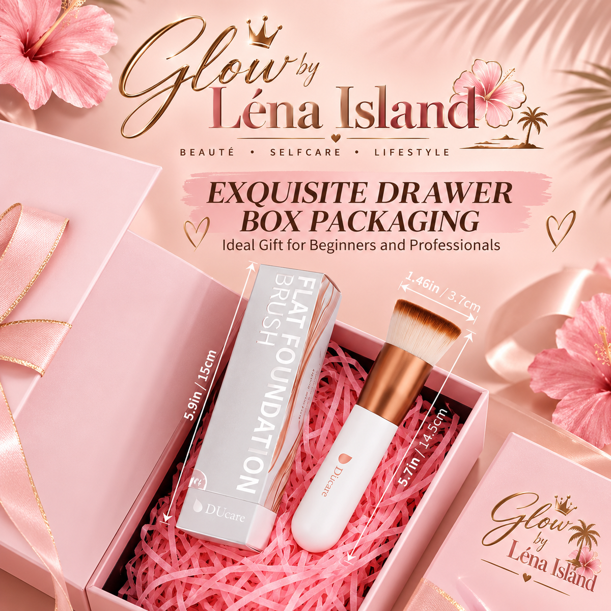✨ Pinceau Kabuki Fond de Teint – DUcare 💄🦋
