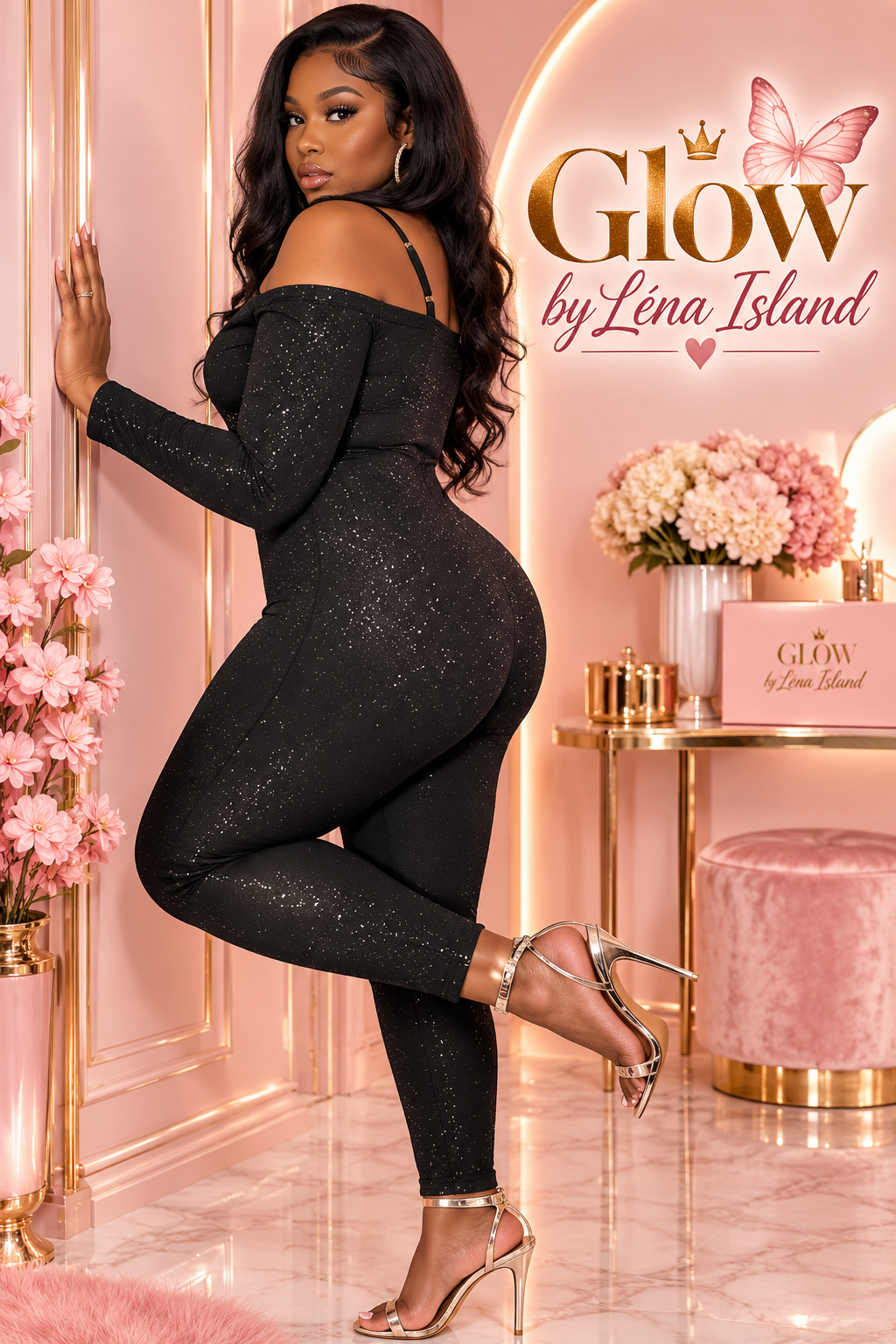✨ Combinaison Femme Sexy – Jumpsuit Sculptante en Dentelle 🖤🦋