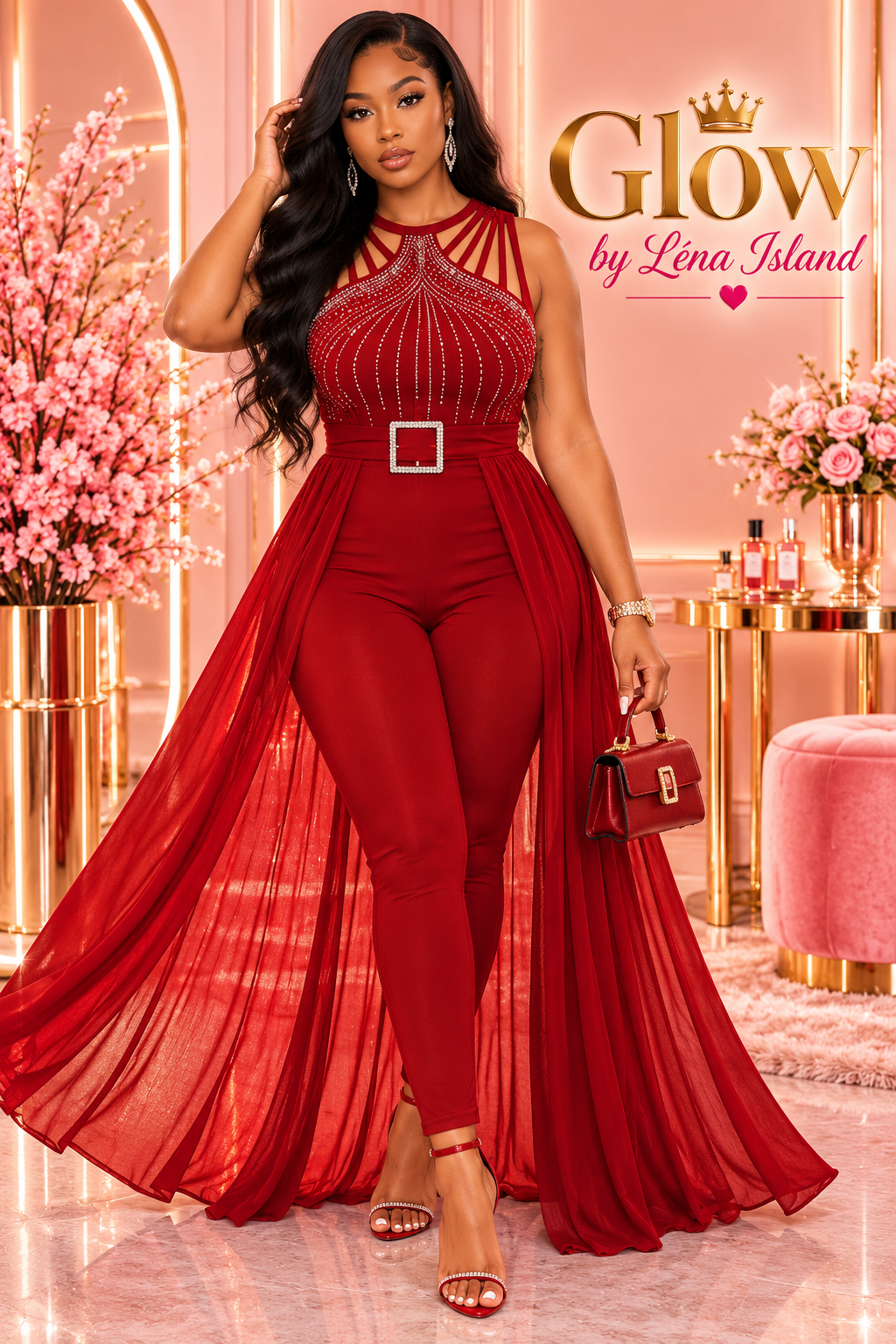 ❤️ Combinaison Longue Élégante Femme – Chic & Sensuelle ✨👠
