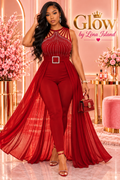 ❤️ Combinaison Longue Élégante Femme – Chic & Sensuelle ✨👠