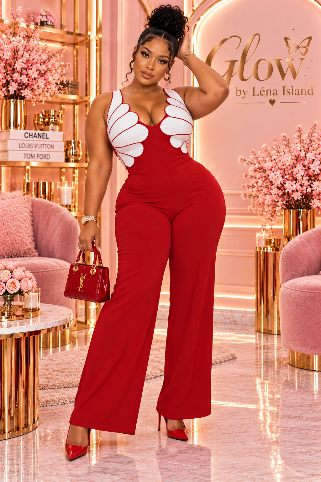✨👑 Combinaison Femme Chic & Sexy – Glow by Léna Island 💖🌸