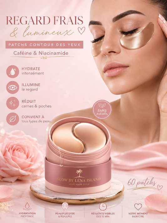 ✨ Patchs Contour des Yeux Caféine & Niacinamide – 60 Patchs Anti-Cernes & Anti-Poches