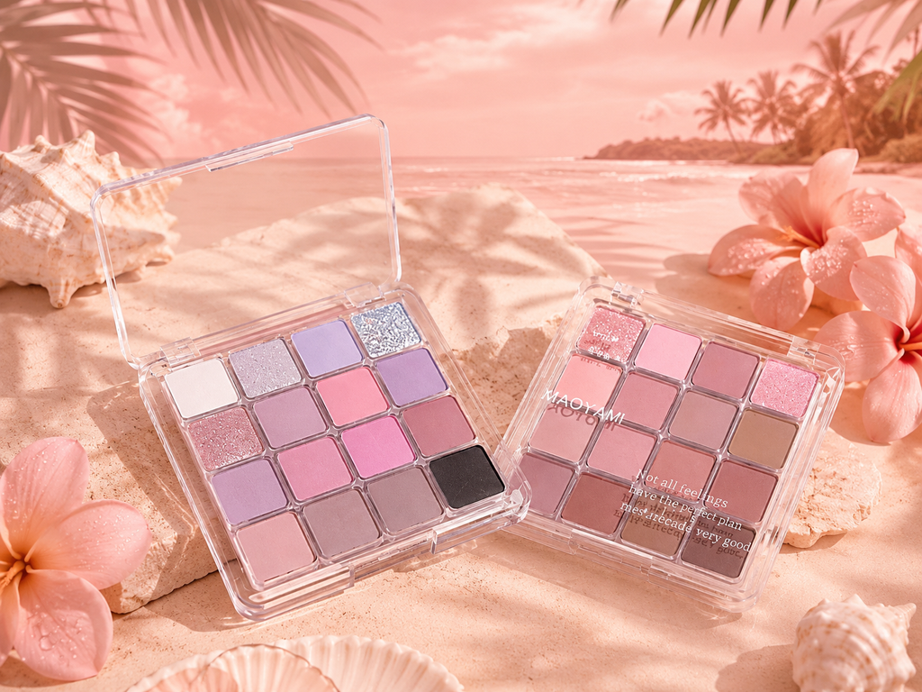🌸 Palette de Fards à Paupières 16 Couleurs – Mate & Pailletée ✨