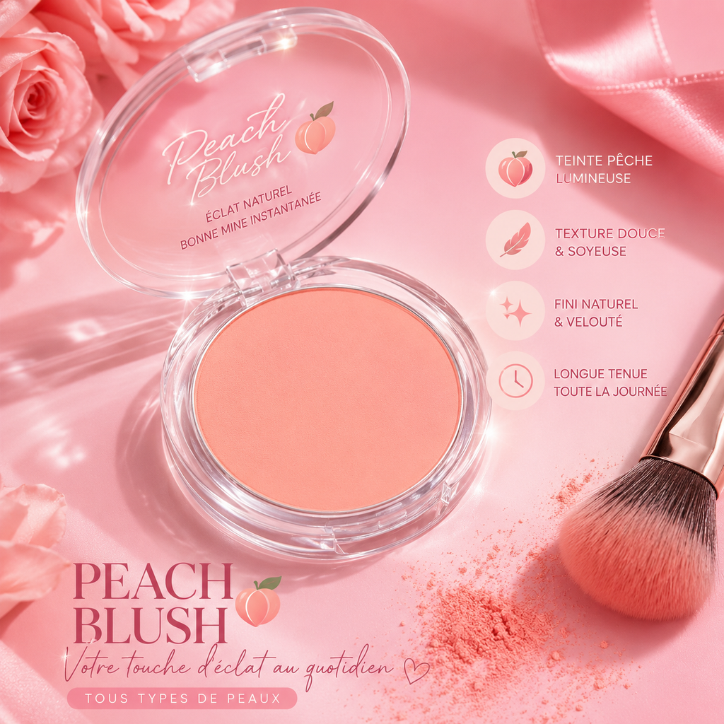 🌸 Blush Velours Mat – Effet Bonne Mine Naturel