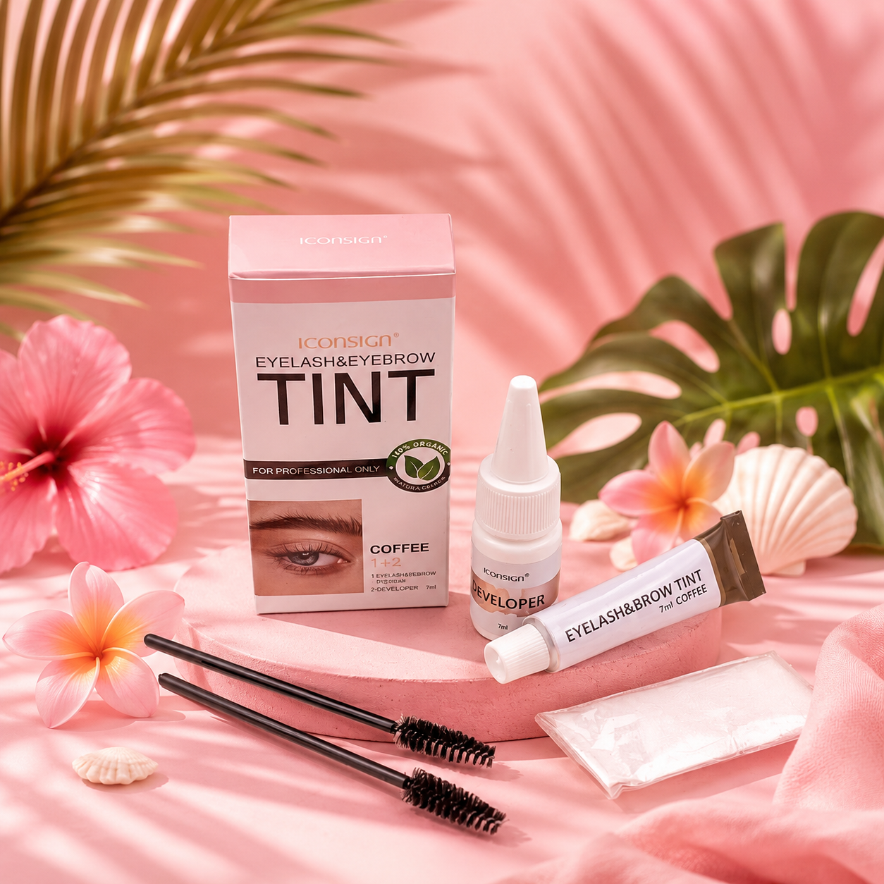 Kit Teinture Sourcils & Cils Semi-Permanent – Résultat Naturel Longue Tenue ✨