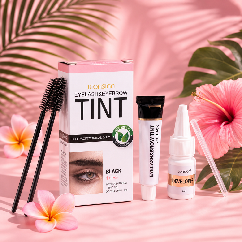 Kit Teinture Sourcils & Cils Semi-Permanent – Résultat Naturel Longue Tenue ✨