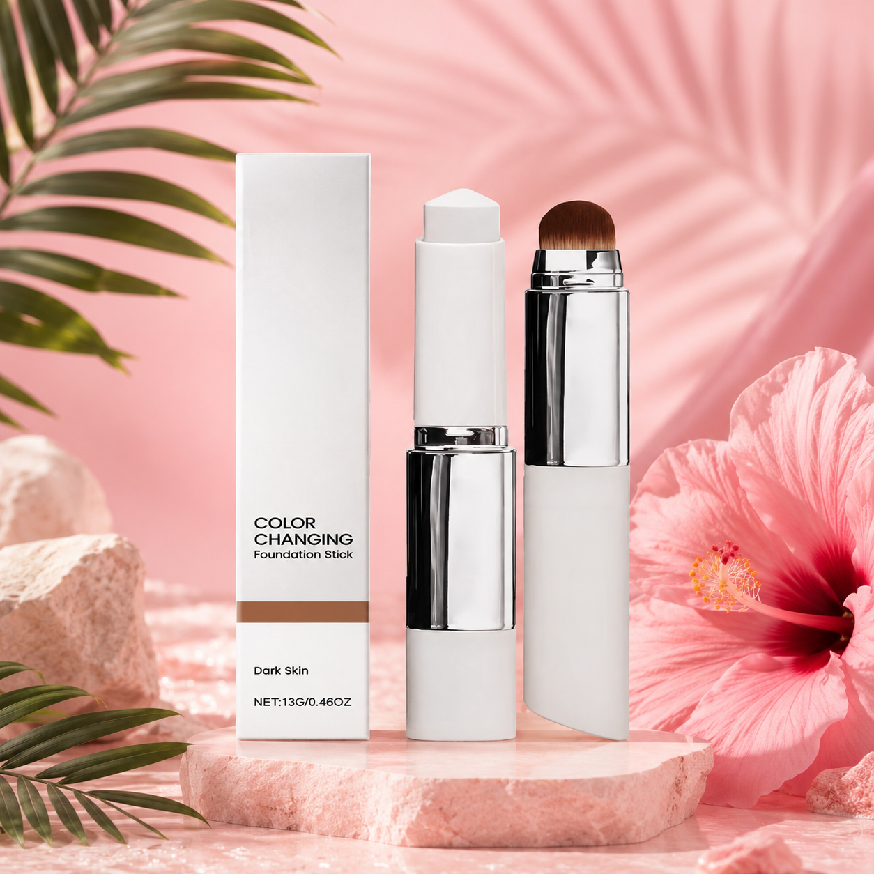 🌸 Fond de Teint Caméléon 2-en-1 – Teint Parfait & Naturel ✨
