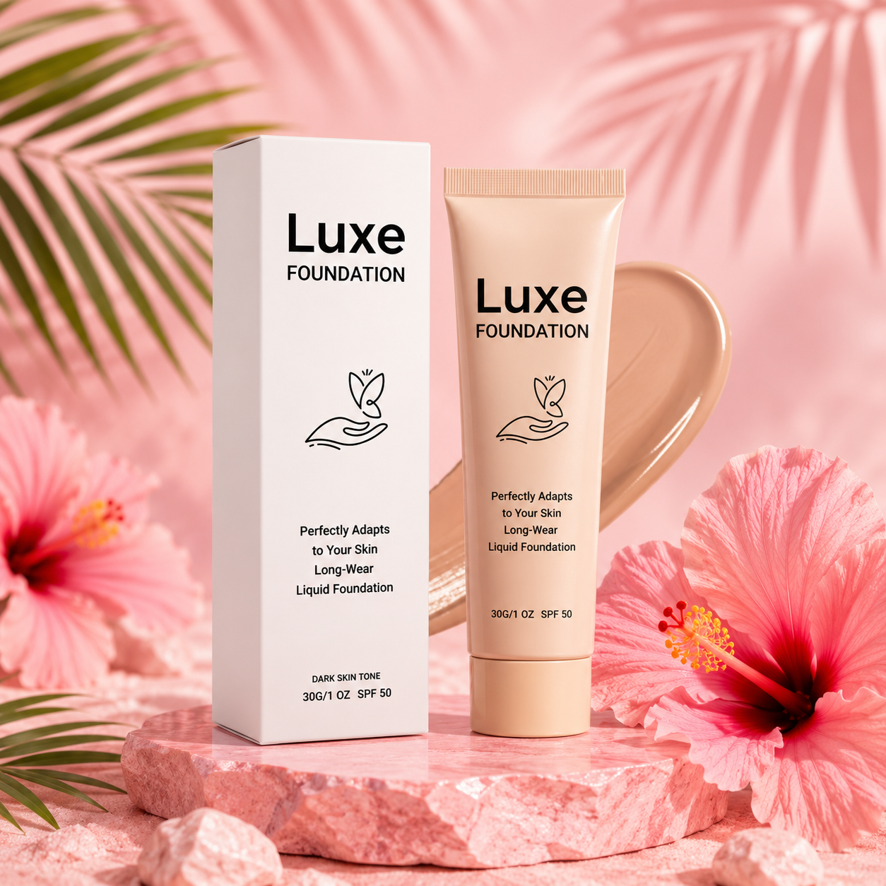 🌸 Fond de Teint Caméléon 2-en-1 – Teint Parfait & Naturel ✨